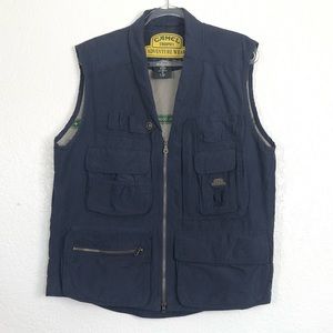 Vtg. Land Rover Camel Trophy adventure wear vest sz. M